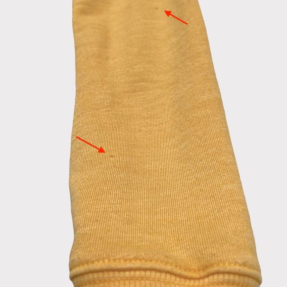 Free People Sweat Jane Front Tie Peplum Pullover Sweatshirt Top Women's Small - Picture 10 of 12